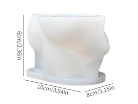 Molde silicona 3 gatitos sentados